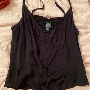 Wild fable Black shirt fits like crop top